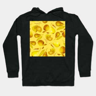 Green fruits yellow toned Hoodie